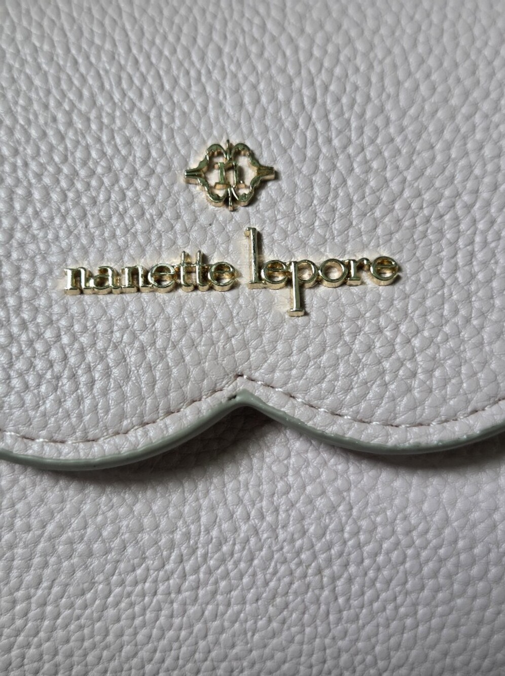 Nanette Lepore Ruthie Scallop Flap Wallet On A Chain in pink - Picture 5 of 9